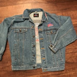 Rare 1991 Planet Hollywood Jean Jacket
